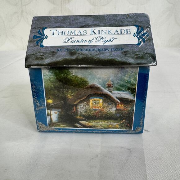 Thomas Kinkade Painter of Light Cottage 100 Piece Mini Puzzle Sealed New - Picture 5 of 5